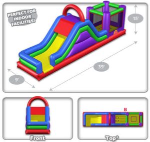 funhouse combo inflatable ride