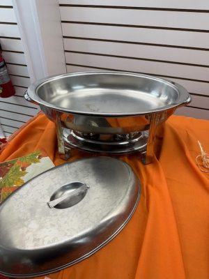 Chafer 6QT Oval Stand with Pan