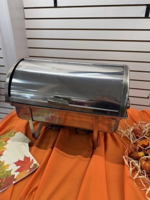 Stainless Chafers  8 Qt Stand (include Roll Top covers)