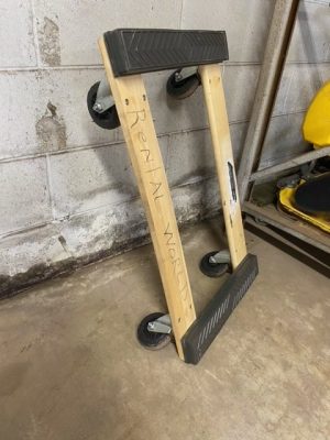 Four Wheel Dolly: 500 lbs. capacity