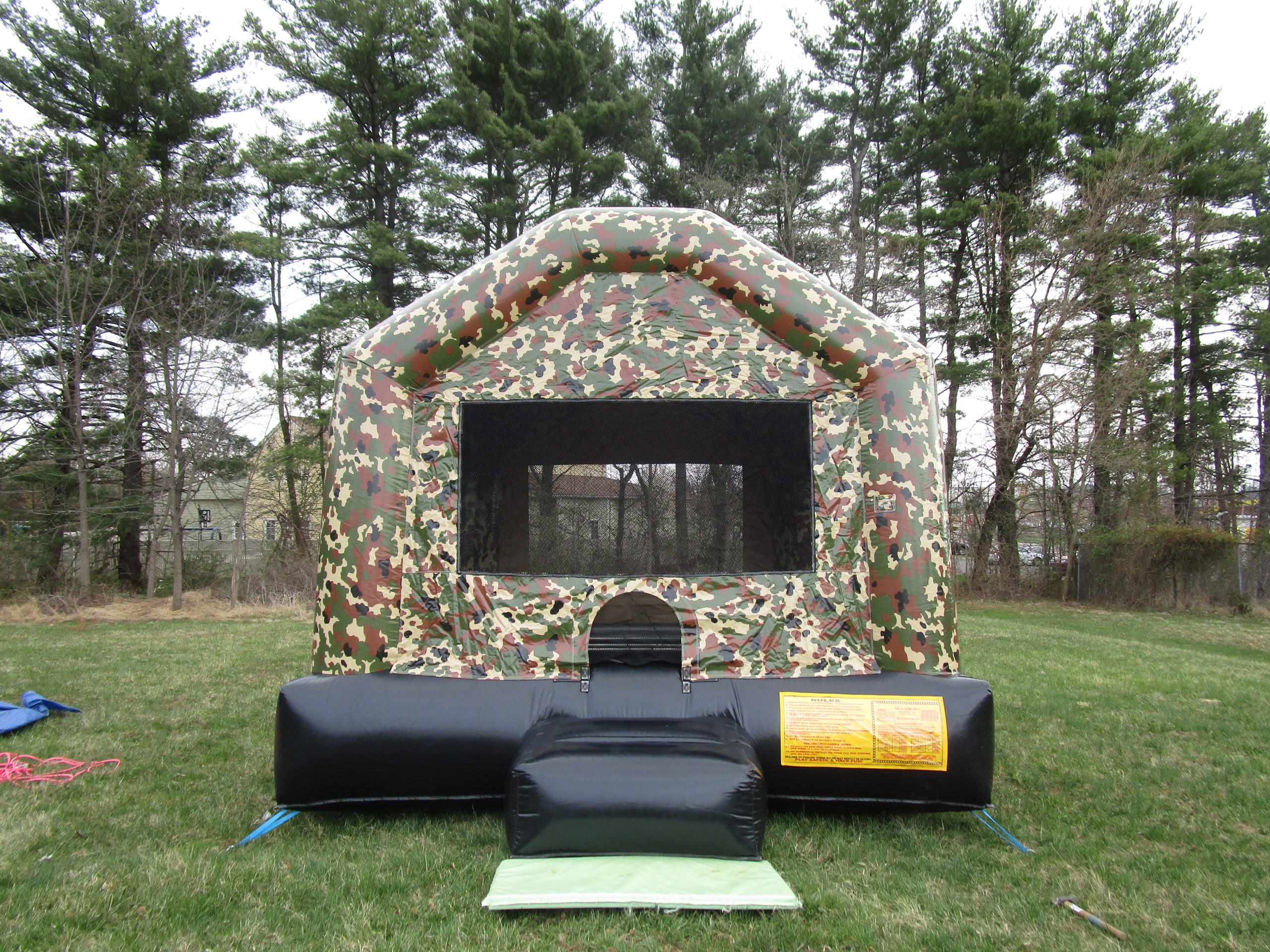 Camo Inflatable Bounce House - Image 2