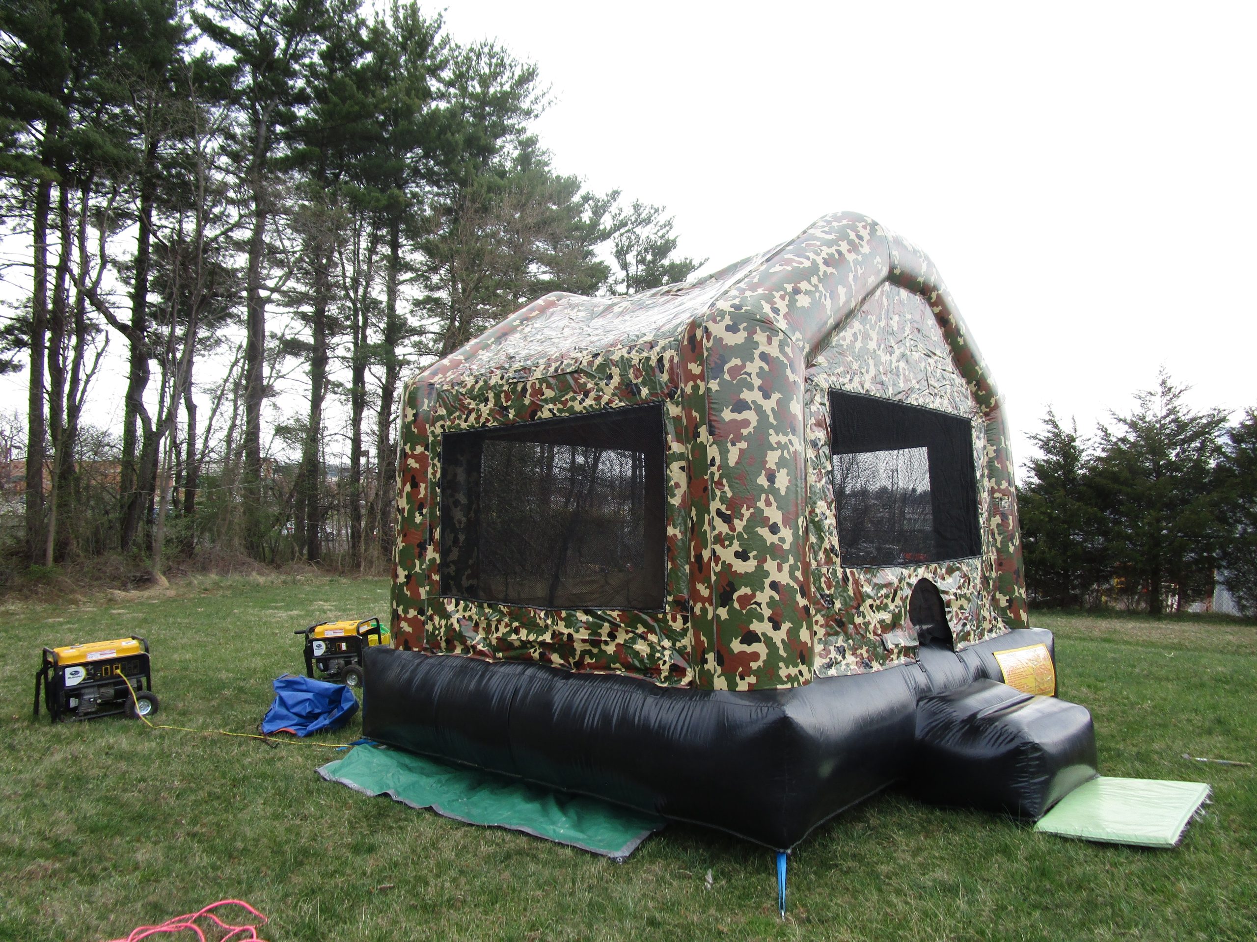 Camo Inflatable Bounce House - Image 3
