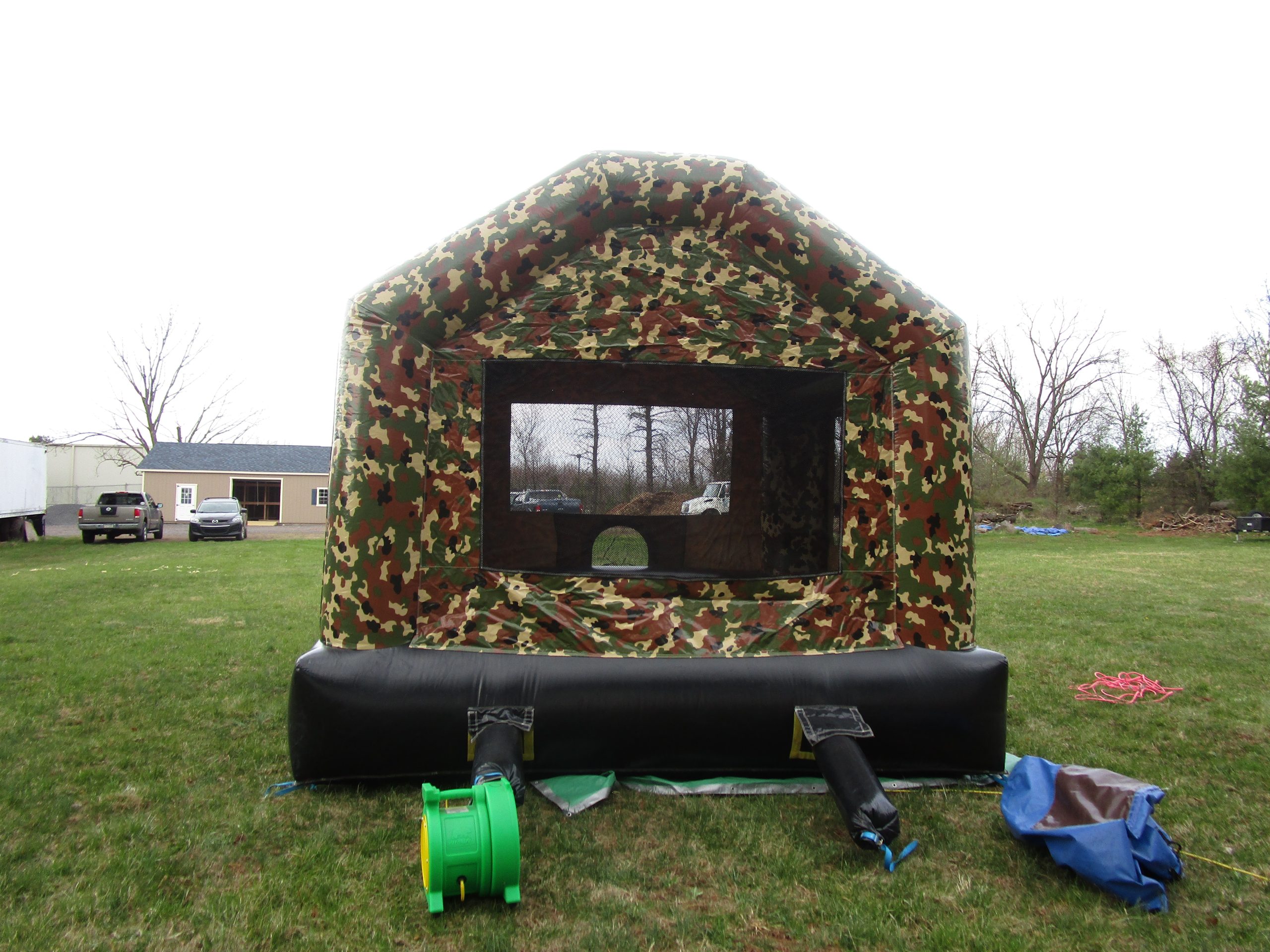 Camo Inflatable Bounce House - Image 4