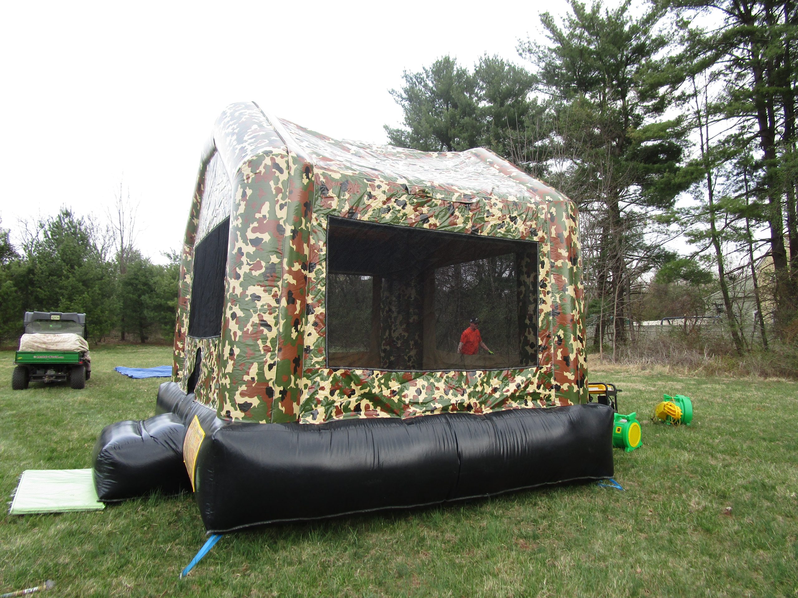 Camo Inflatable Bounce House - Image 5
