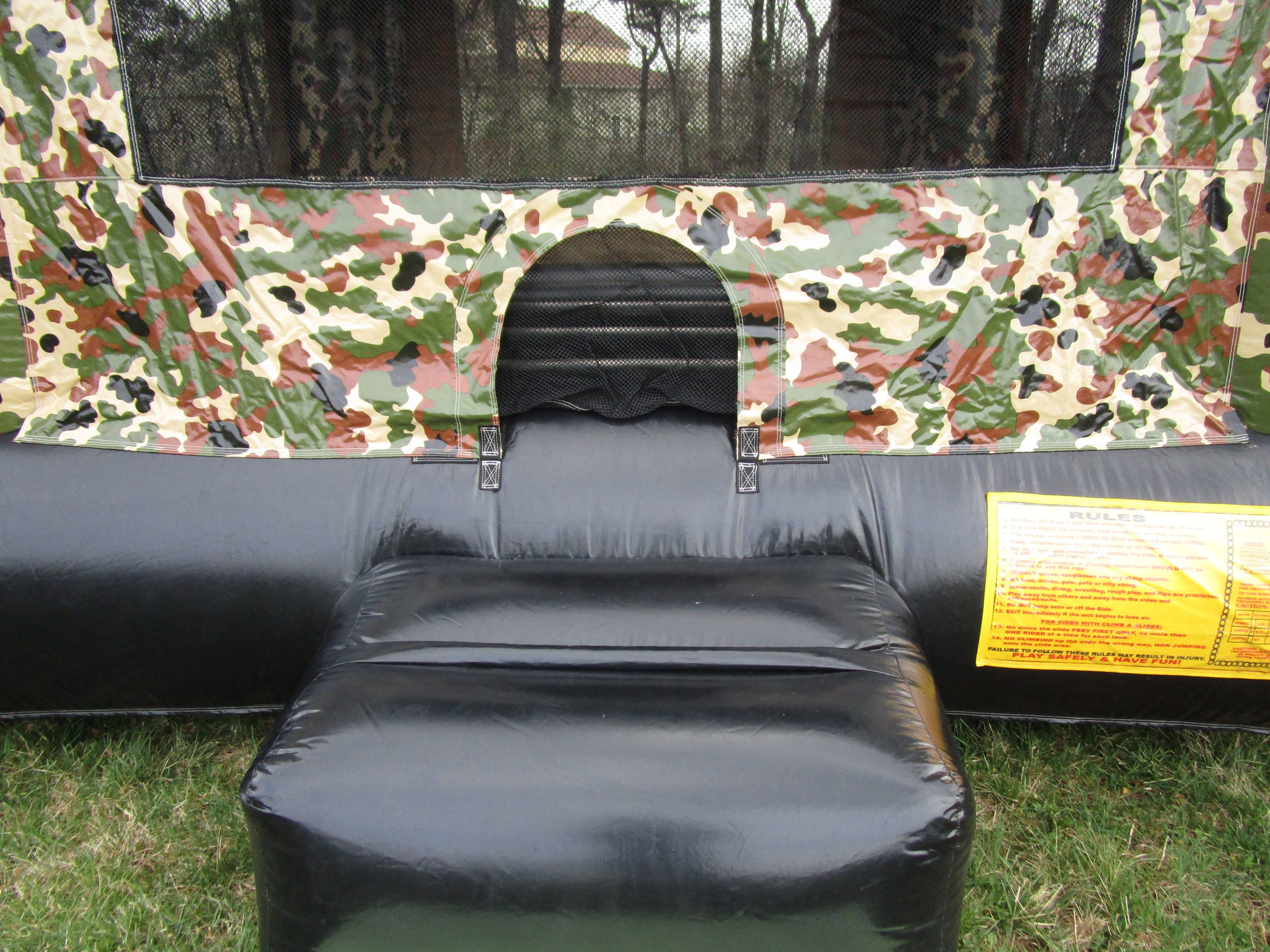 Camo Inflatable Bounce House - Image 6