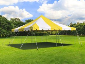 Canopy 20' X 20' Yellow and White