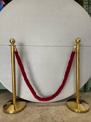 Stanchions - Brass for Indoor Crowd Control