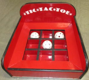 Tic Tac Toe - Three In A Row (Red Table Top Game)