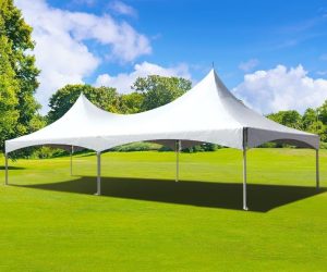 TENT 20X40 FRAME HIGH PEAK (INCLUDES SET-UP)