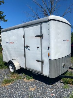 Trailer 6'x12' box (white) or 6'x14' (silver)