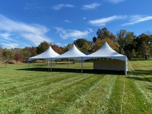 TENT 20X60 FRAME HIGH PEAK (INCLUDES SET-UP)