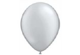 11" Latex Balloon- Metallic Silver