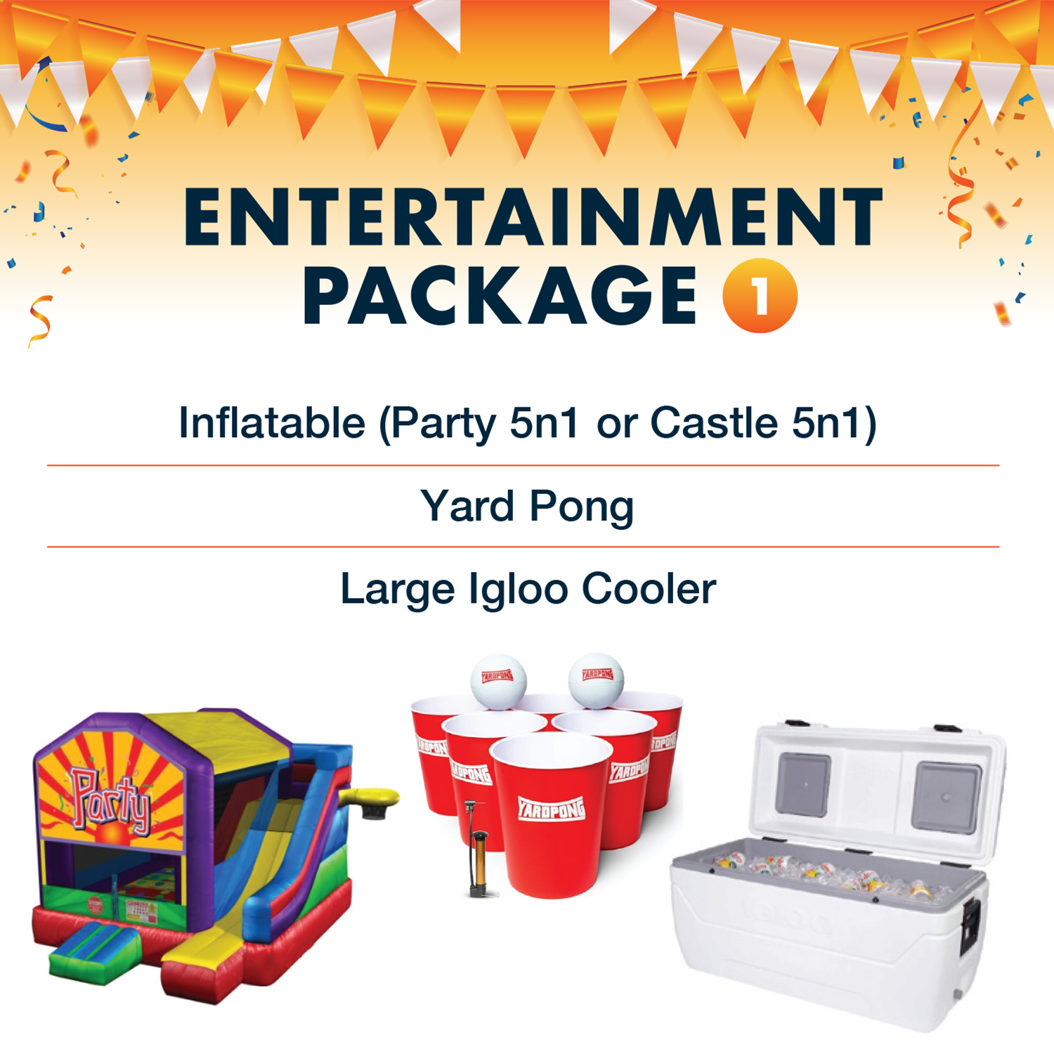 Entertainment Package #1 (AVAILABLE AS PARTY PACKAGE ADD-ON ONLY)