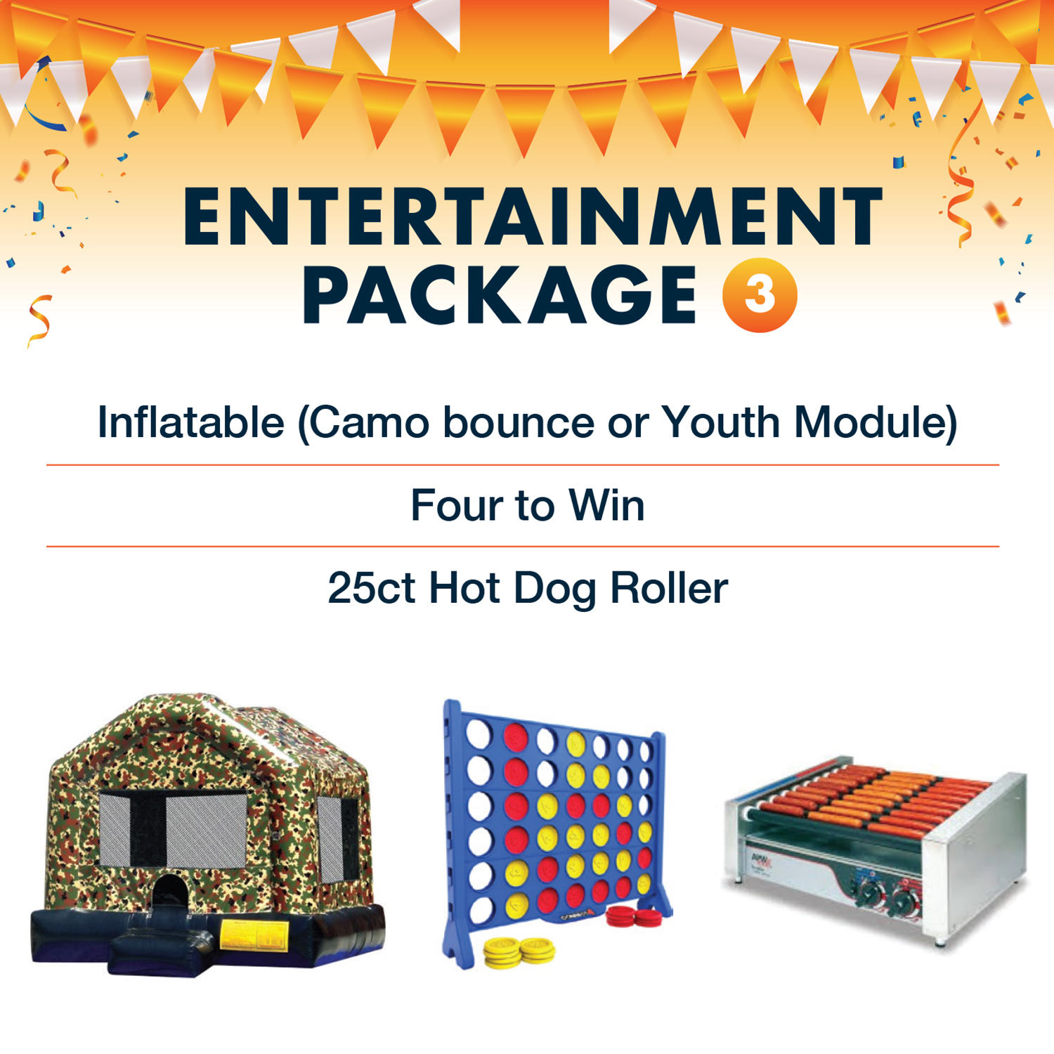 Entertainment Package #3 (AVAILABLE AS PARTY PACKAGE ADD-ON ONLY)