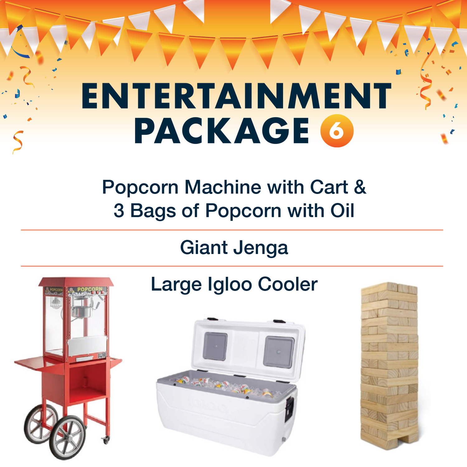 Entertainment Package #6 (AVAILABLE AS PARTY PACKAGE ADD-ON ONLY)